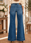 Happi 33" Inseam Comfort Flares w/ Pintucks
