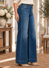 Happi 33" Inseam Comfort Flares w/ Pintucks