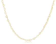  15" Choker Love Chain- Gold