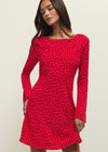 Campbell Dot Crepe Mini Dress