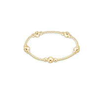  Purpose Gold 6MM Bead Bracelet