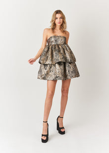  Sara Brocade Mini Dress