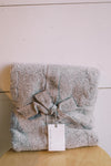 Heathered Cable Baby Blanket